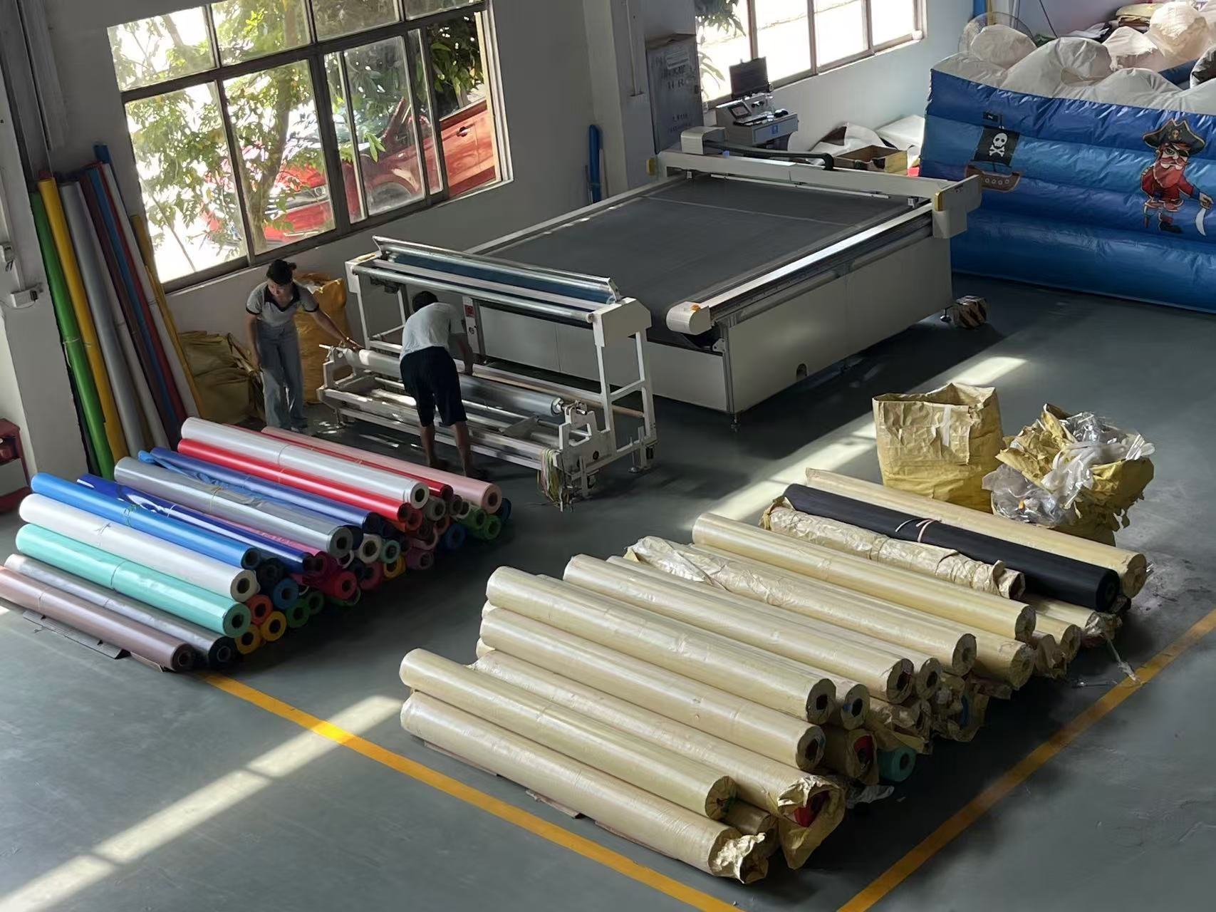 Guangzhou Kule Amusement Equipment Co.,Ltd linha de produção da fábrica