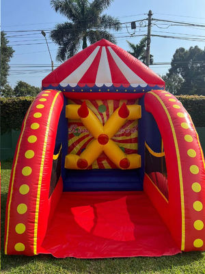 Jogos de lançamento de anéis infláveis Atividades de carnaval para parque infantil