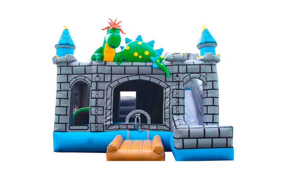 Casa de Dinossauro Inflável com Slide Jumping Castle para crianças