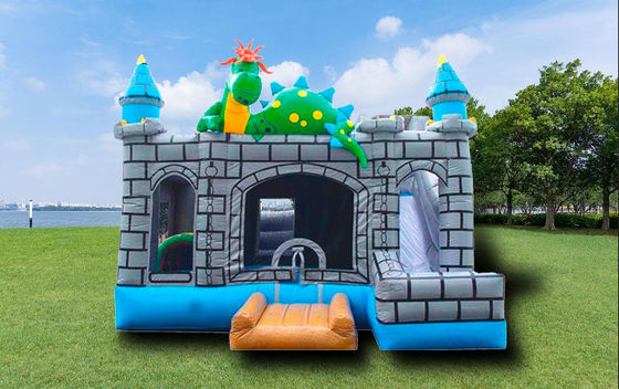 Casa de Dinossauro Inflável com Slide Jumping Castle para crianças