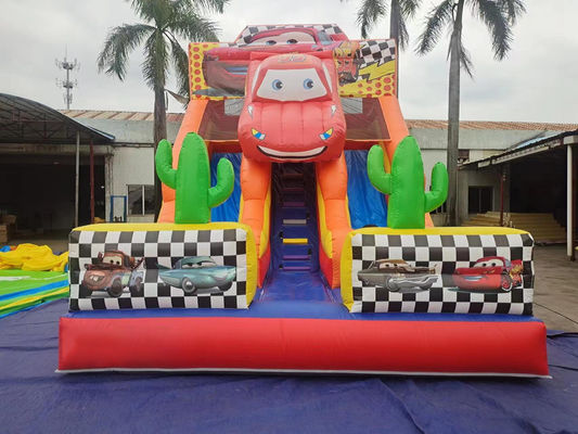 Slides infláveis secos personalizados 8x5x6m