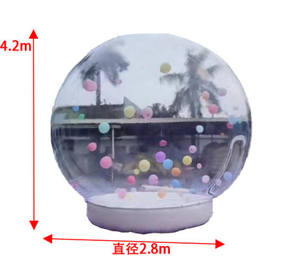PVC Balão Inflável Casa de Bolhas Transparente Para Fotografia Bonita