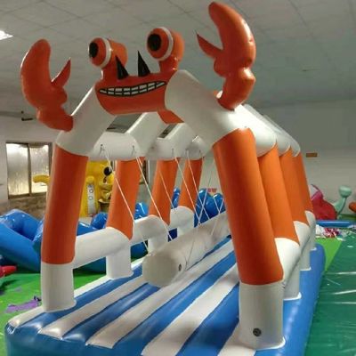 Jogos infláveis Indoor Outdoor Playground Crab Swing para crianças