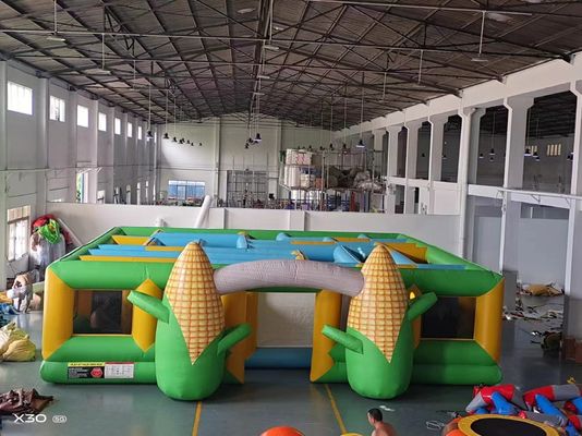 Popcorn Maze Jogos infláveis ao ar livre Grande tamanho Para adulto