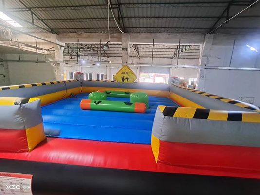 Jogos infláveis de esqui de jardim de infância
