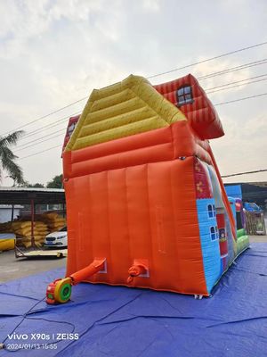 Parque de diversões Slides infláveis secos com tema da loja de doces