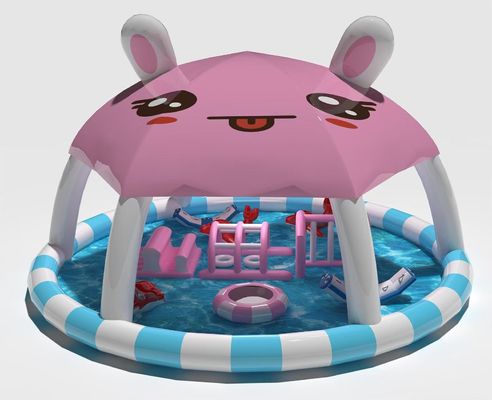 Piscina de água inflável para crianças personalizada com pequenos brinquedos flutuantes