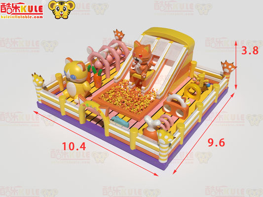 Jumping Castle Parque inflável Casa de salto com piscina do oceano grande
