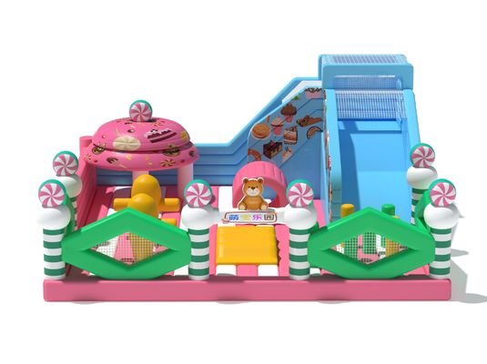 Candy Park Magic Inflatable Castle Bounce House Para Crianças