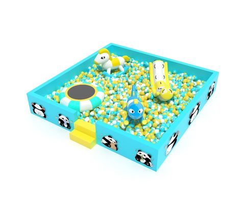 Crianças Pequeninos Soft Indoor Playground Com Ocean Balls Pequenos Brinquedos