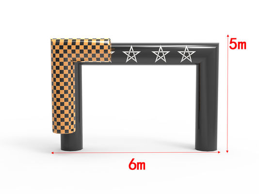 Arco de publicidade inflável exterior personalizado com logotipo