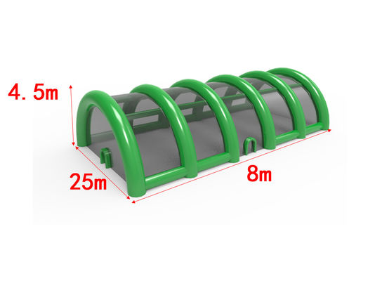 Tendas infláveis verdes para o exterior Estrutura de ar móvel para eventos