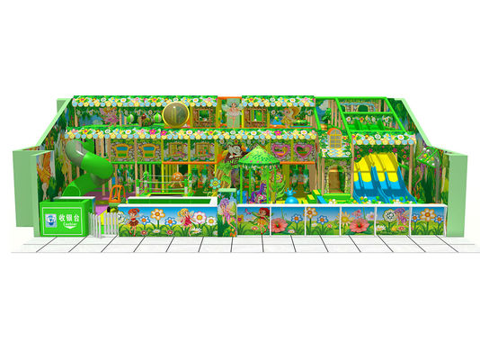Green Garden Soft Playground Centro de Jogos Indoor para Pequeninos