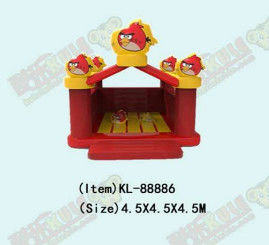Inflável Pequeno Tamanho Angry Birds Bouncy Castle Para Parque de Crianças