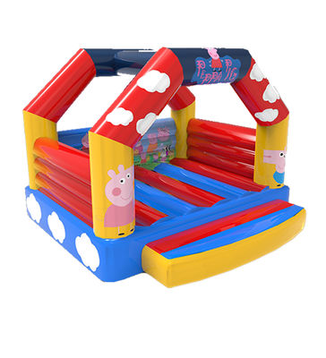 Jardim de infância infantil tema Peppa Pig inflável castelo de saltos