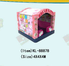 Hello-Kitty Inflável Kids Pequeno Bouncy Castle Parque de diversões