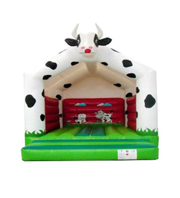 Casa inflável de vaca para crianças