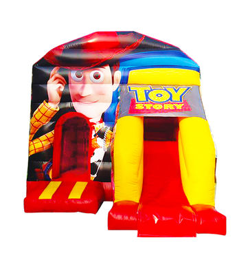 Toy Story Explodir Casa de Salto com Slides Dupla Costura
