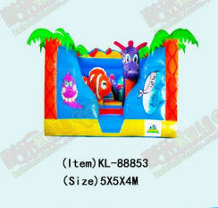 Blue Ocean Park Inflável Pequeno Castelo Bouncy Casa para Aluguer
