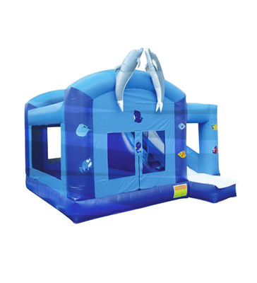 0.55mm PVC inflável obstáculos curso para parques de diversões