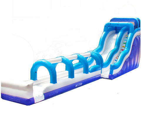 Aldult Grade comercial grandes escorregas de água infláveis com piscina