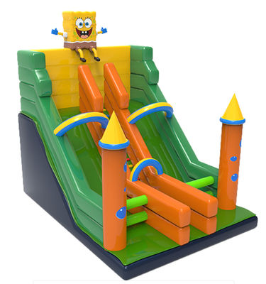 Bob Esponja com Velas Parque de diversões Deslizamento Inflavel Para Aluguer