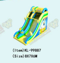 Minions Crianças Parque de diversões inflável Blow Up Slip N Slide