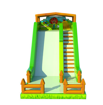 Slide inflável de lona de PVC personalizável para festas de fazenda ou do campo