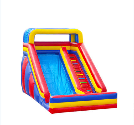 Red Yellow Blue Industrial Inflatable Water Slides Para Outdoor