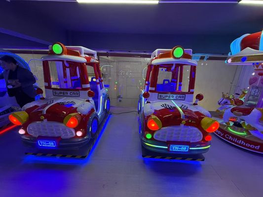 Carros de roque movidos por moedas Música dinâmica e canções alegres para crianças