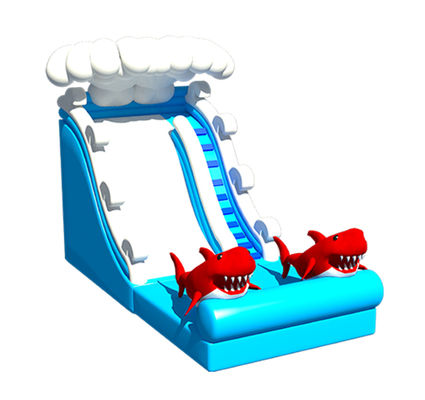 Slide inflável de palhaço com tema de elefante Parque de diversões para crianças
