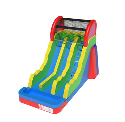 Parque infantil girafa inflável Slide de animais para alugar