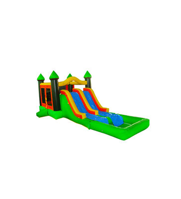 Parque infantil girafa inflável Slide de animais para alugar