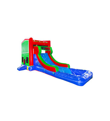 Parque infantil girafa inflável Slide de animais para alugar