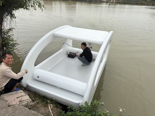 Barco de água de PVC inflável portátil para crianças adolescente Aldult família ao ar livre