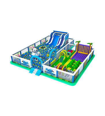 Large Slide Jogos infláveis infláveis com piscina de bola grande