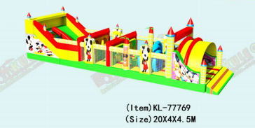 Mickey - Jogos infláveis decorados para crianças Cheerfu Play Area