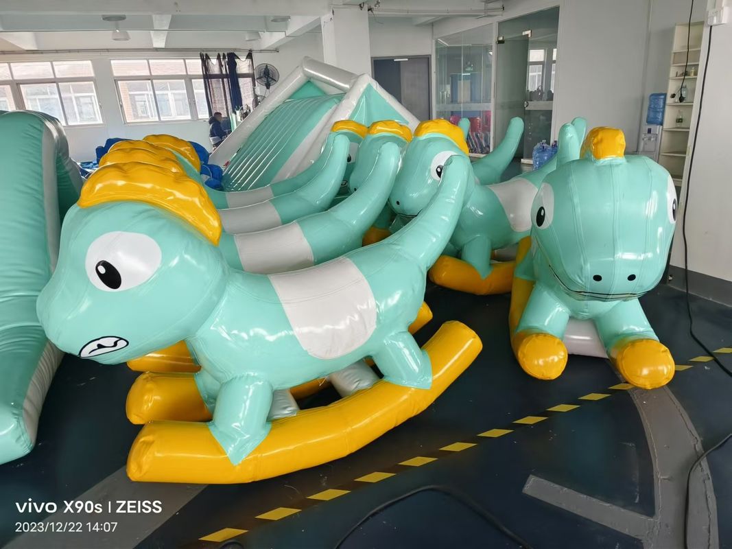 Dinossauro Pequenos Jogos Infláveis Coloridos Para Jogos de Parque de Jogos Soft Indoor