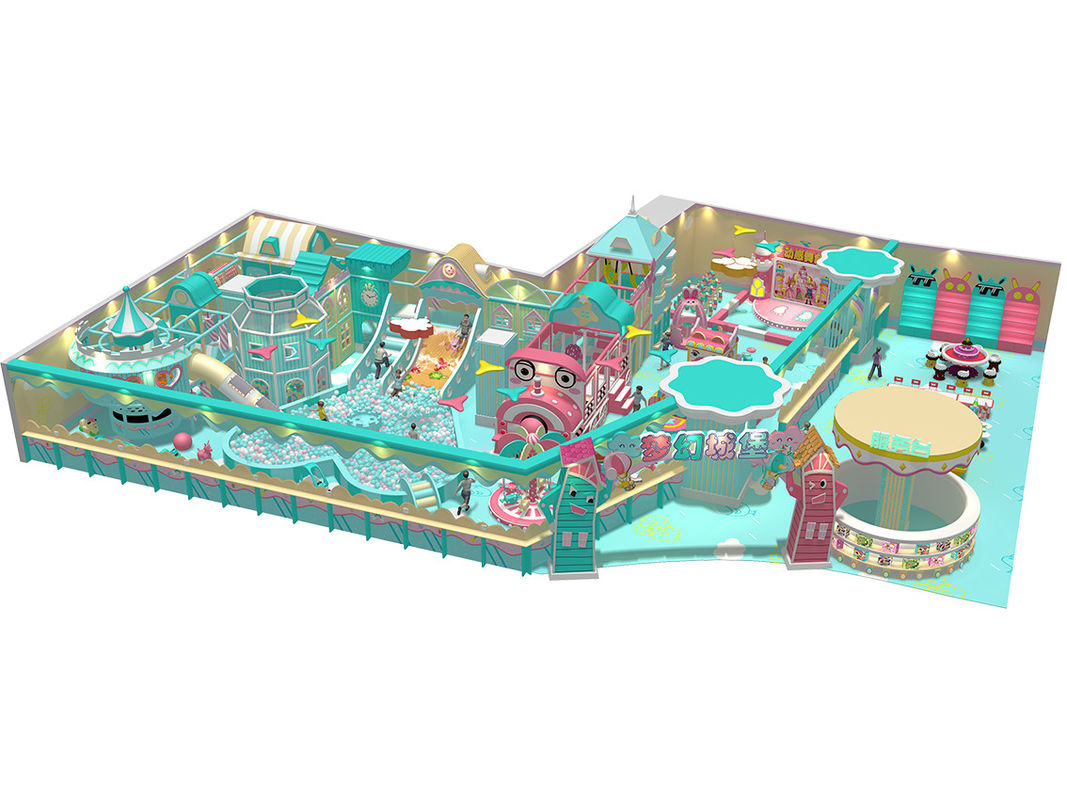 Temática do sonho Crianças de luz Zona de brinquedo interior suave Campo de jogos colorido