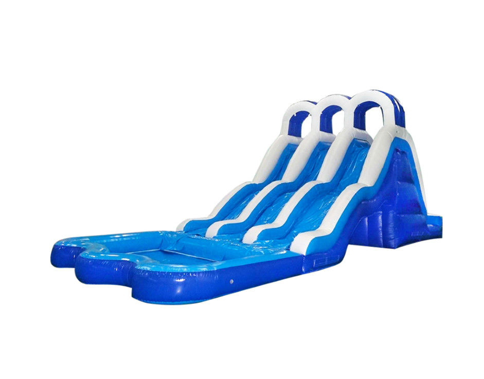 Slide inflável vibrante e colorido para crianças
