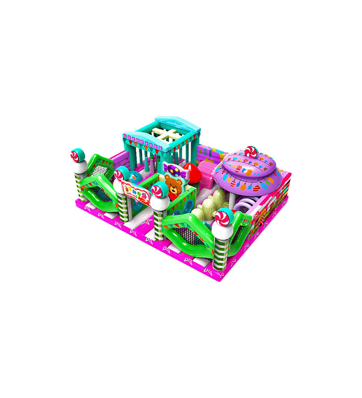 IP personalizado Crianças coloridas Parque de diversões Slide inflável