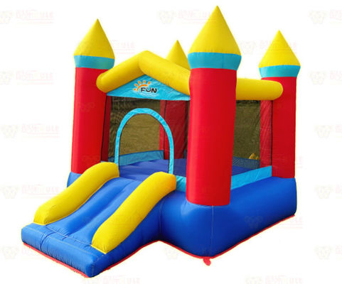 Slide inflável de poliéster Oxford e trampolim para crianças diversão e exercício combinados